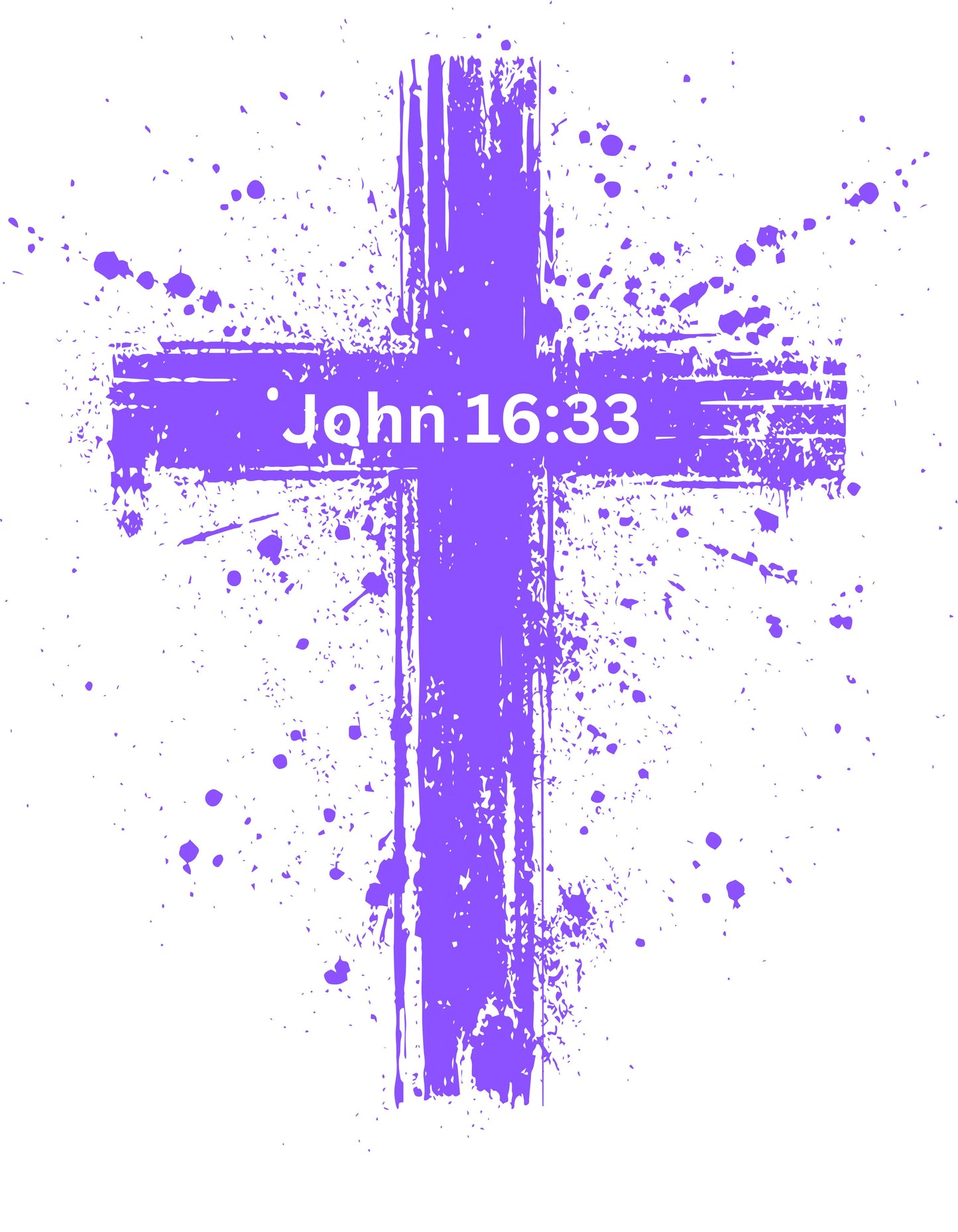 Cross with John 16:33